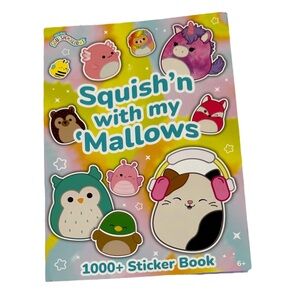 Used- Squishmallows Squish'n with My Mallows Sticker Book
